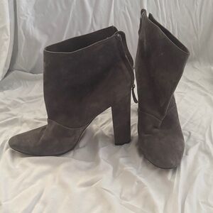 J Crew Women's Suede High-Heel Ankle Boots